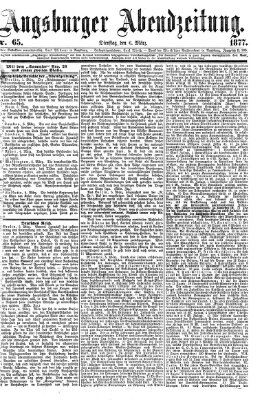Augsburger Abendzeitung Dienstag 6. März 1877