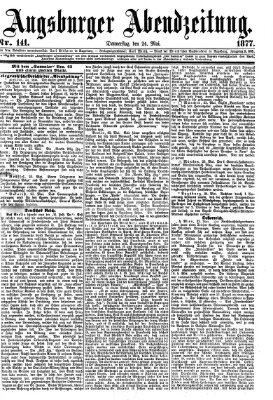 Augsburger Abendzeitung Donnerstag 24. Mai 1877