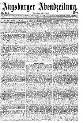 Augsburger Abendzeitung Donnerstag 7. Juni 1877