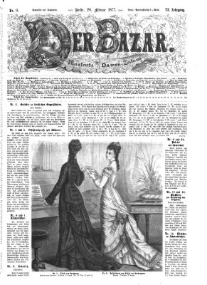 Der Bazar Mittwoch 28. Februar 1877