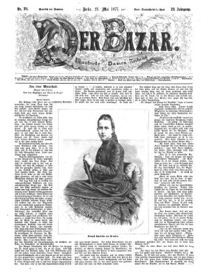 Der Bazar Montag 21. Mai 1877