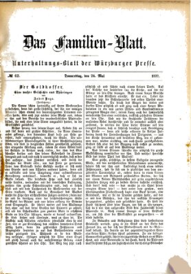 Das Familienblatt (Würzburger Presse) Donnerstag 24. Mai 1877
