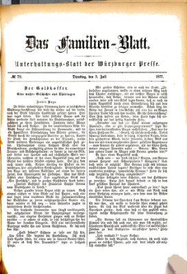 Das Familienblatt (Würzburger Presse) Dienstag 3. Juli 1877
