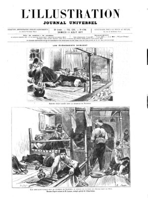 L' illustration Samstag 11. August 1877