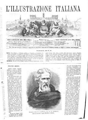 L' Illustrazione italiana Sonntag 21. Januar 1877
