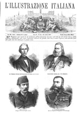 L' Illustrazione italiana Sonntag 28. Oktober 1877