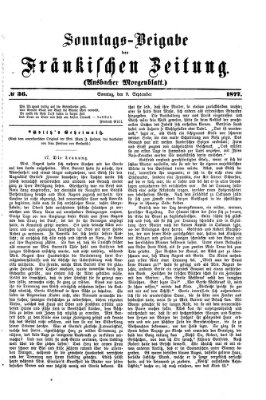 Fränkische Zeitung (Ansbacher Morgenblatt) Sonntag 9. September 1877