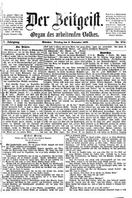 Der Zeitgeist Dienstag 6. November 1877