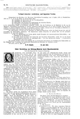 Deutsche Bauzeitung 〈Berlin〉 Samstag 28. April 1877