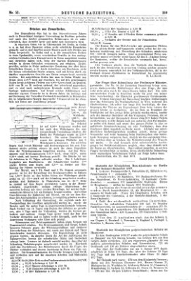 Deutsche Bauzeitung 〈Berlin〉 Mittwoch 4. Juli 1877