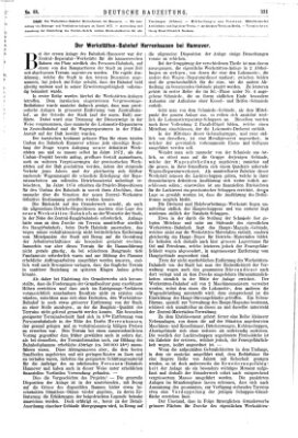 Deutsche Bauzeitung 〈Berlin〉 Samstag 25. August 1877