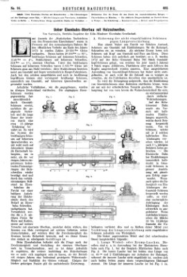 Deutsche Bauzeitung 〈Berlin〉 Samstag 24. November 1877