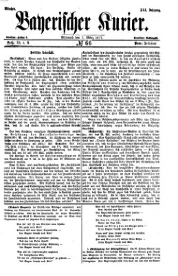 Bayerischer Kurier Mittwoch 7. März 1877