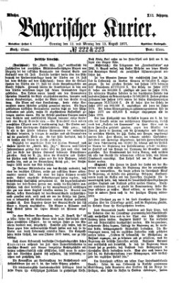 Bayerischer Kurier Montag 13. August 1877