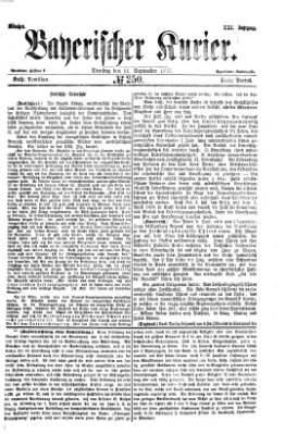 Bayerischer Kurier Dienstag 11. September 1877