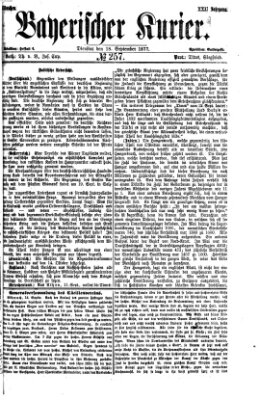 Bayerischer Kurier Dienstag 18. September 1877