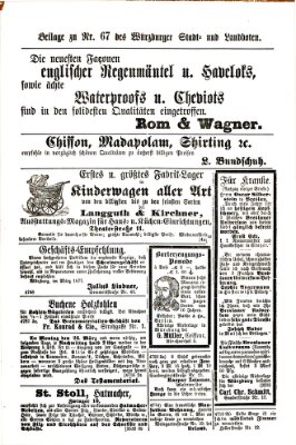 Würzburger Stadt- und Landbote Montag 19. März 1877