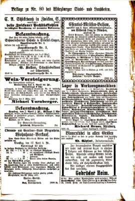 Würzburger Stadt- und Landbote Dienstag 3. April 1877
