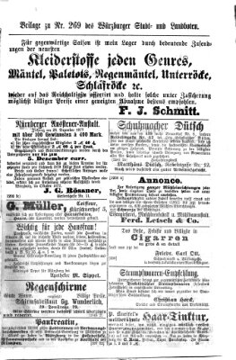 Würzburger Stadt- und Landbote Samstag 10. November 1877