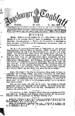 Augsburger Tagblatt Samstag 12. Mai 1877