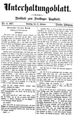 Freisinger Tagblatt (Freisinger Wochenblatt) Sonntag 11. Februar 1877