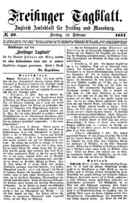 Freisinger Tagblatt (Freisinger Wochenblatt) Freitag 16. Februar 1877