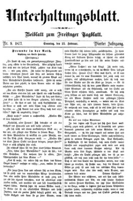 Freisinger Tagblatt (Freisinger Wochenblatt) Sonntag 25. Februar 1877