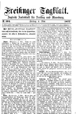 Freisinger Tagblatt (Freisinger Wochenblatt) Freitag 4. Mai 1877