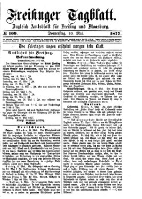 Freisinger Tagblatt (Freisinger Wochenblatt) Donnerstag 10. Mai 1877