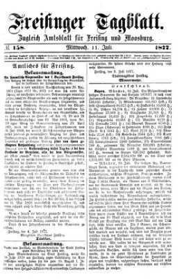 Freisinger Tagblatt (Freisinger Wochenblatt) Mittwoch 11. Juli 1877