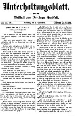 Freisinger Tagblatt (Freisinger Wochenblatt) Sonntag 2. September 1877
