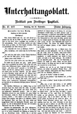 Freisinger Tagblatt (Freisinger Wochenblatt) Sonntag 16. September 1877
