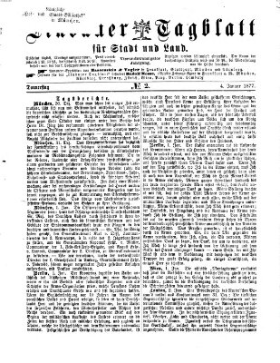 Lindauer Tagblatt für Stadt und Land Donnerstag 4. Januar 1877