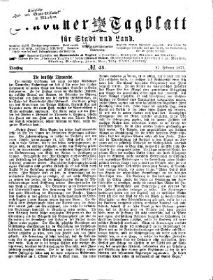 Lindauer Tagblatt für Stadt und Land Dienstag 27. Februar 1877