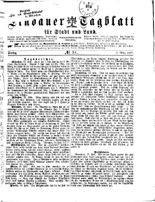 Lindauer Tagblatt für Stadt und Land Freitag 2. März 1877