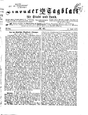Lindauer Tagblatt für Stadt und Land Freitag 13. April 1877