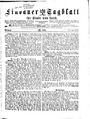 Lindauer Tagblatt für Stadt und Land Mittwoch 18. Juli 1877