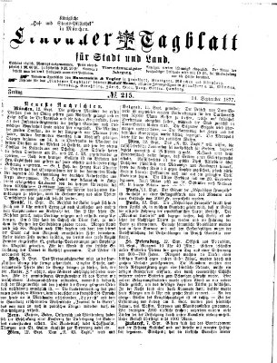 Lindauer Tagblatt für Stadt und Land Freitag 14. September 1877