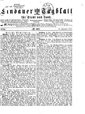 Lindauer Tagblatt für Stadt und Land Freitag 21. September 1877