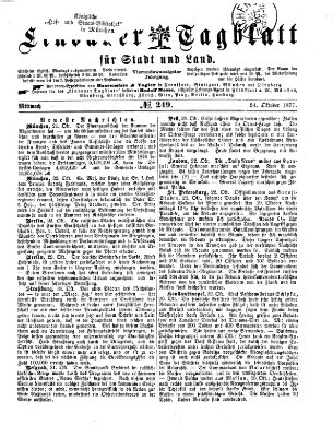 Lindauer Tagblatt für Stadt und Land Mittwoch 24. Oktober 1877