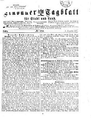 Lindauer Tagblatt für Stadt und Land Samstag 1. Dezember 1877