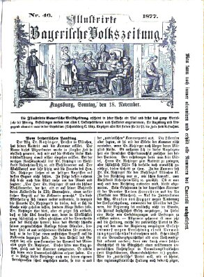 Illustrirte bayerische Volkszeitung Sonntag 18. November 1877
