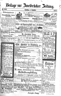 Zweibrücker Zeitung (Zweibrücker Wochenblatt)