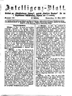 Aschaffenburger Zeitung Donnerstag 17. Mai 1877