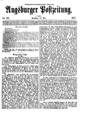 Augsburger Postzeitung Samstag 26. Mai 1877