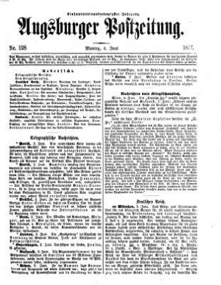 Augsburger Postzeitung Montag 4. Juni 1877