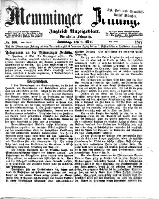 Memminger Zeitung Sonntag 6. Mai 1877