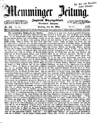 Memminger Zeitung Freitag 25. Mai 1877