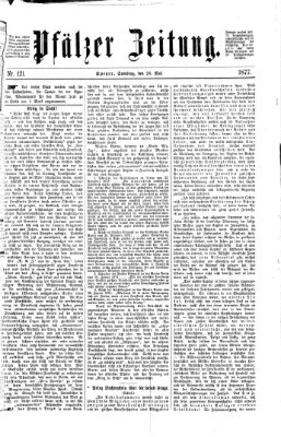 Pfälzer Zeitung Samstag 26. Mai 1877