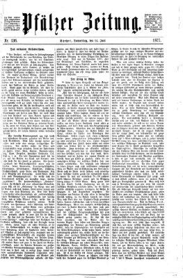 Pfälzer Zeitung Donnerstag 14. Juni 1877